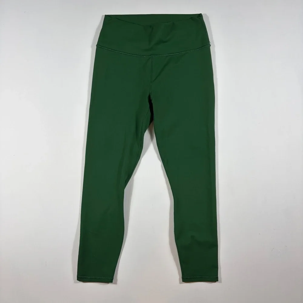 Fabletics PowerHold Leggings Women Small High Waisted Women's 28-30 Green